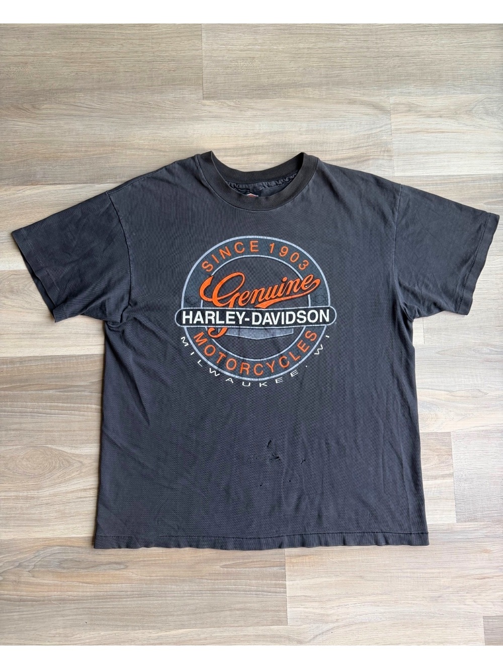 Vintage 90's Faded Distressed Harley Davidson Hal's T-Shirt